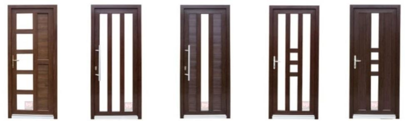 Modèle de porte d'entrée